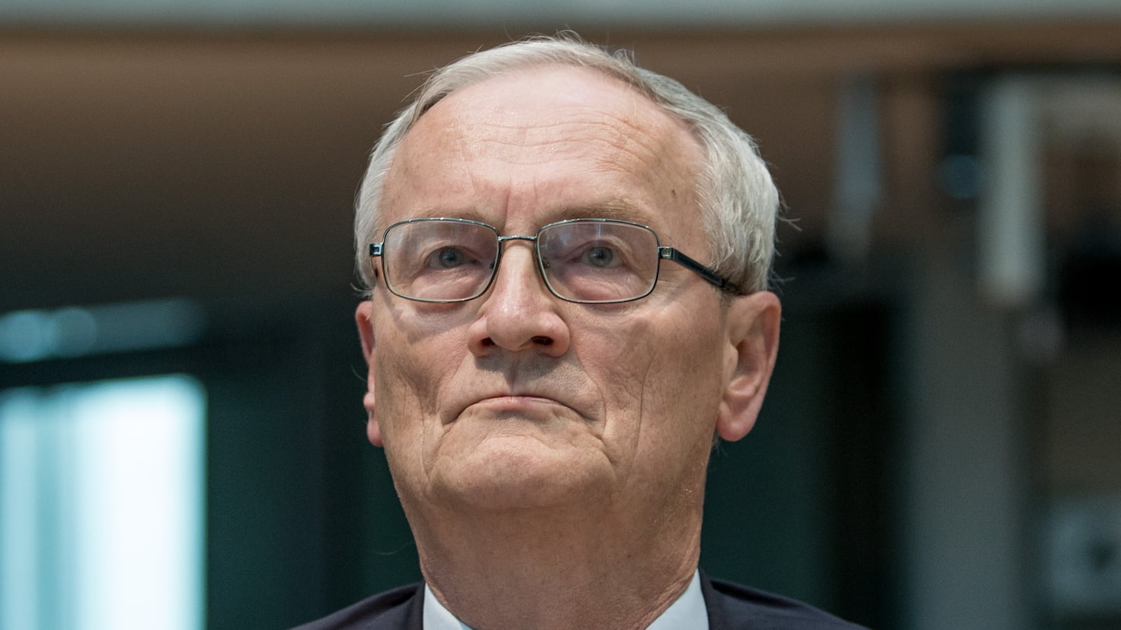 August Hanning, former president of the German Federal Intelligence Service (BND) arrives at the Bundestag parliament building to testify in front of the German Parliamentary Committee investigating the NSA spying scandal in Berlin, Germany, 02 October 2015. The committee investigates the extent and background of foreign secret services spying in Germany. Photo: Michael Kappeler/dpa | usage worldwide (Photo by Michael Kappeler/picture alliance via Getty Images)