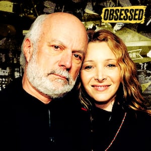 Jim Burrows with Lisa Kudrow