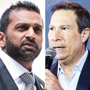 Kash Patel and Frank Figliuzzi, former FBI Assistant Director.