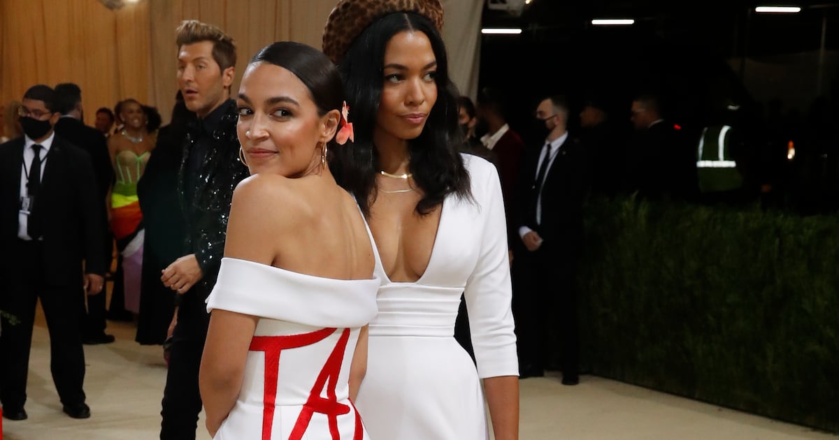 aoc sheer dress Editorial: AOC's Tax the Rich dress doesn't wear well