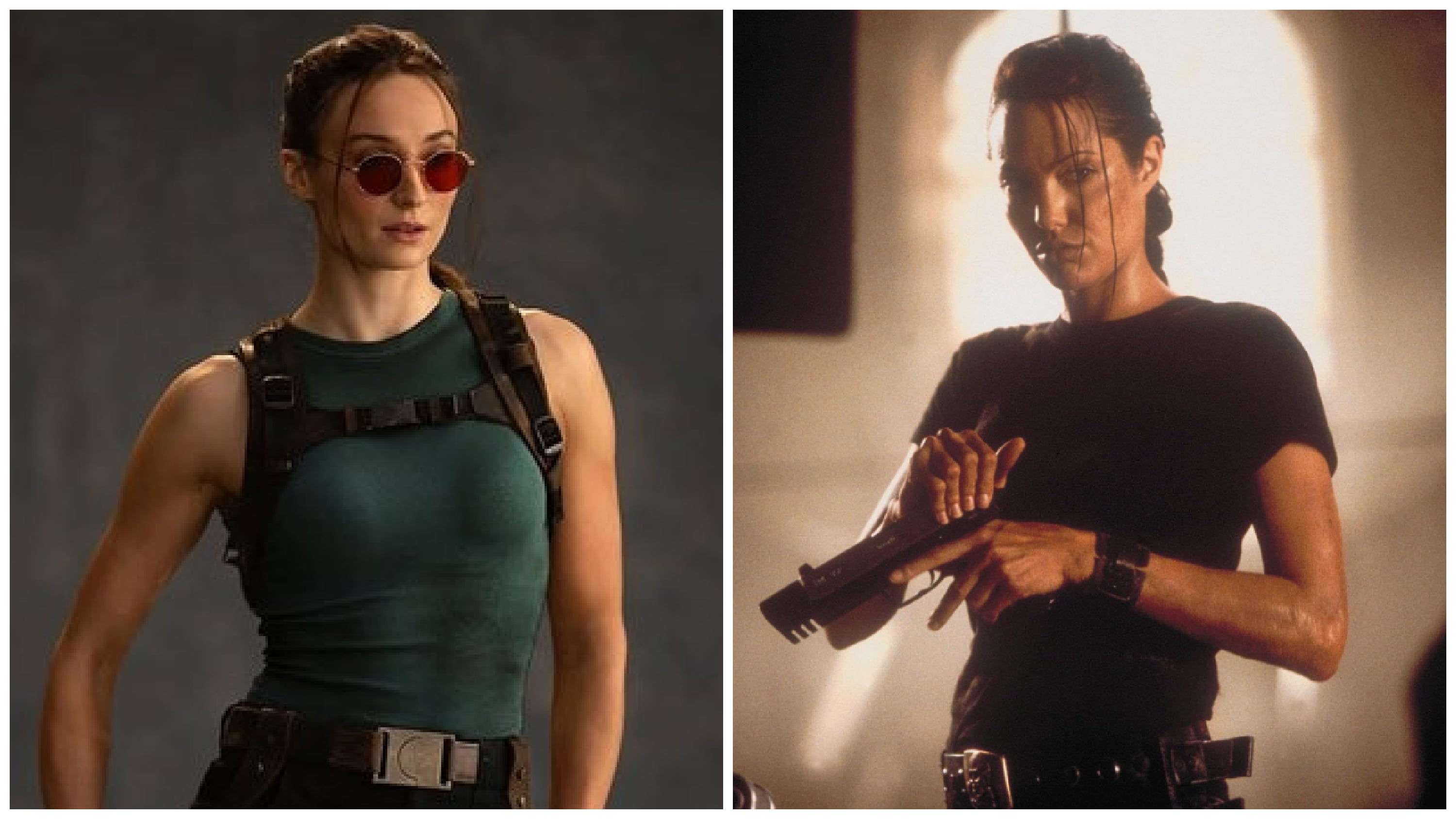 Sophie Turner and Angelina Jolie