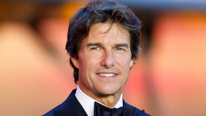 Tom Cruise attends the U.K. premiere and Royal Film Performance of 'Top Gun: Maverick' in Leicester Square on May 19, 2022, in London, England.