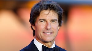 Tom Cruise attends the U.K. premiere and Royal Film Performance of 'Top Gun: Maverick' in Leicester Square on May 19, 2022, in London, England.
