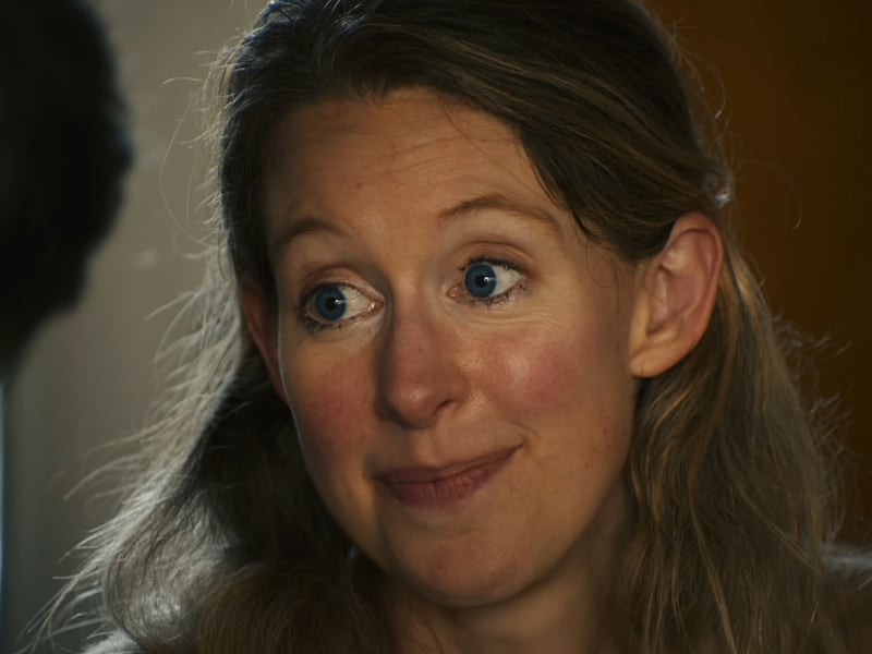 Elizabeth Holmes in You Can See Everything.