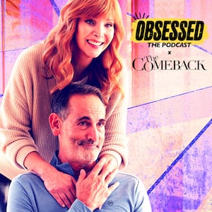 Lisa Kudrow and Damian Young in "The Comeback"
