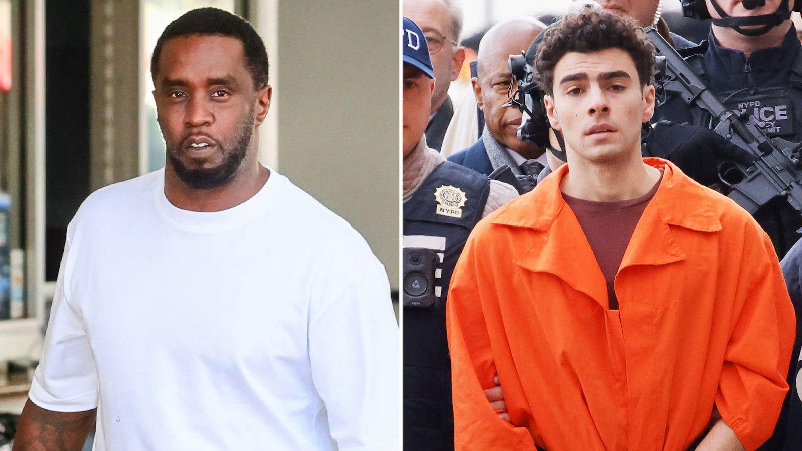 Sean Combs and Luigi Mangione.