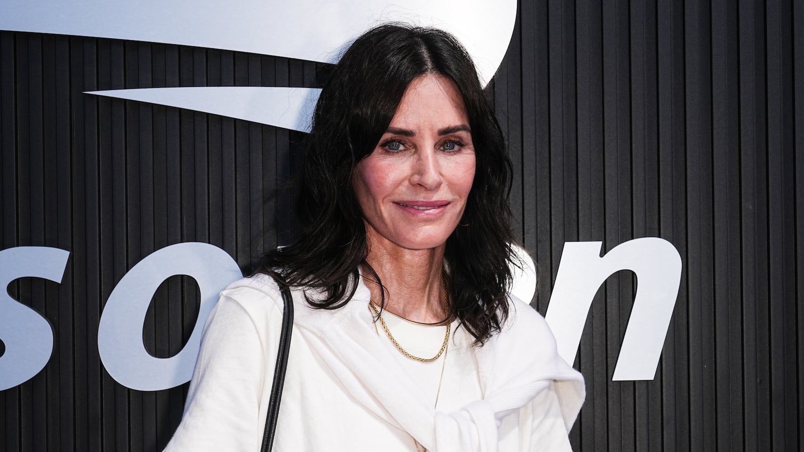 Courteney Cox attends the 2024 US Open at USTA Billie Jean King National Tennis Center on September 08, 2024, in New York City.