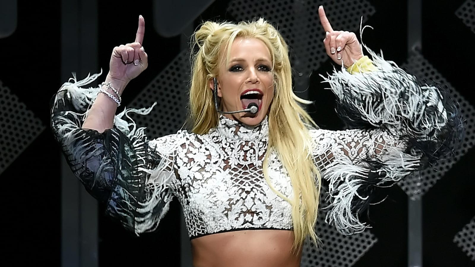 LOS ANGELES, CA - DECEMBER 02: Singer Britney Spears performs onstage during 102.7 KIIS FM's Jingle Ball 2016 presented by Capital One at Staples Center on December 2, 2016 in Los Angeles, California. (Photo by Kevin Winter/Getty Images for iHeartMedia)