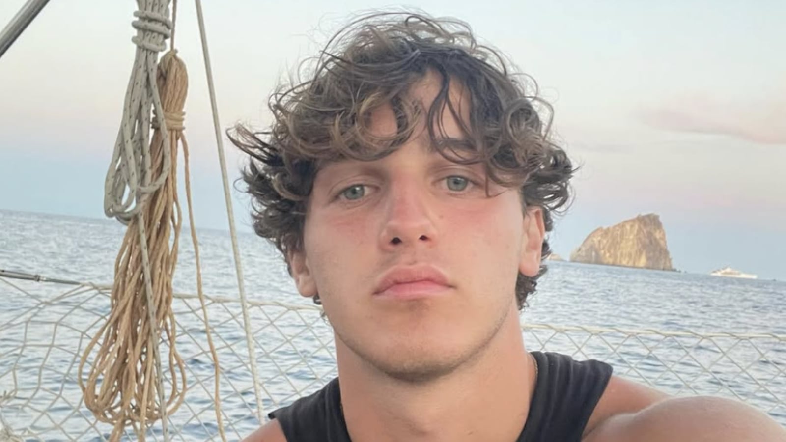 Francesco Aronic, 23, died after hitting his head during an attempt at cliff-diving.