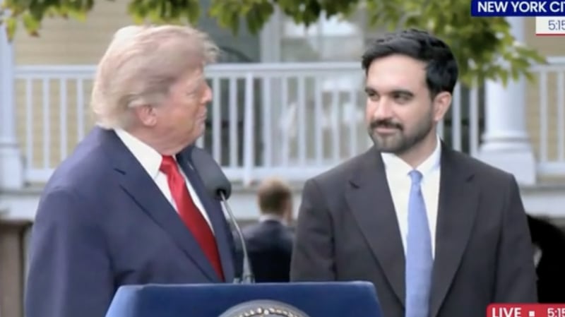 Donald Trump praises New York Mayor Zohran Mamdani.