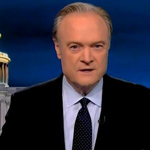 MSNBC host Lawrence O'Donnell presenting his show 'The Last Word.'