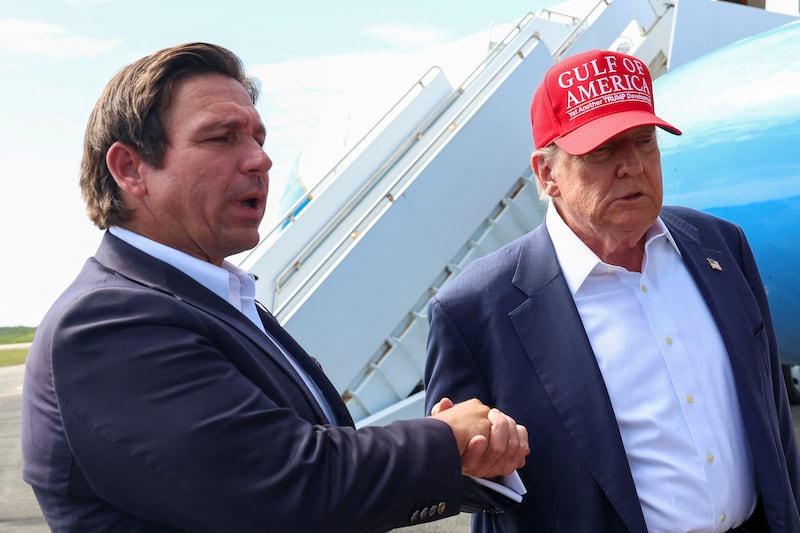 ron desantis donald trump