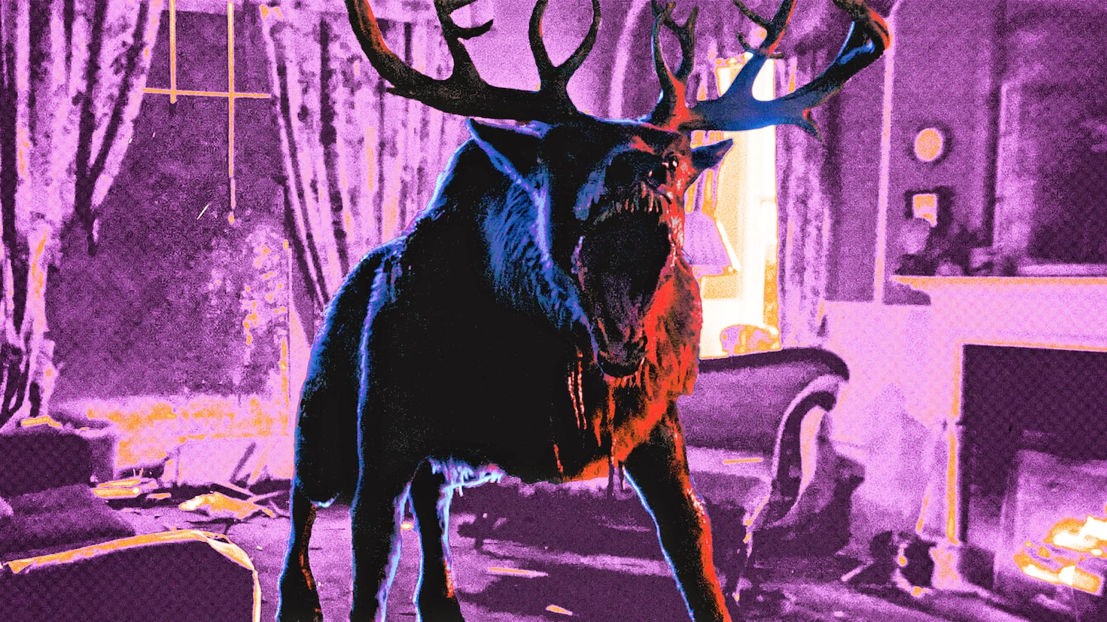 A photo illustration of Bambi in "Bambi: The Reckoning."