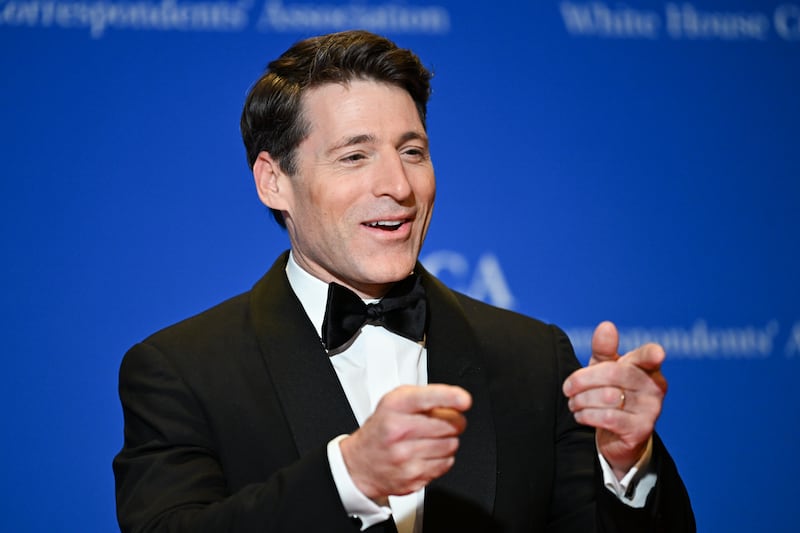 Tony Dokoupil at the 2026 White House Correspondents' Association Dinner held at the Washington Hilton on April 25, 2026 in Washington, D.C.