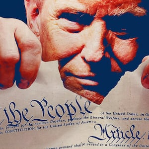 Trump attacks Democracy