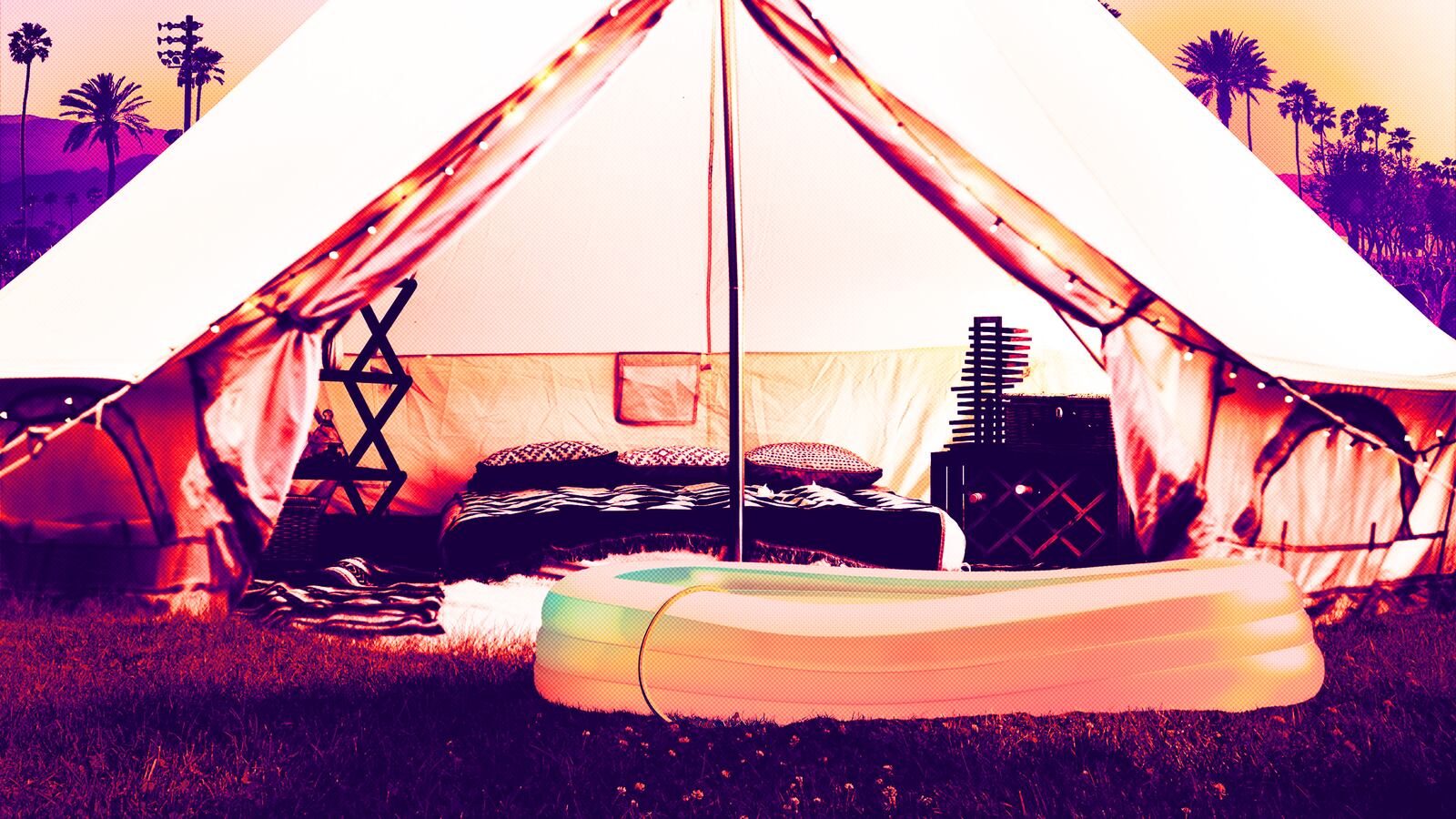 The great Coachella tent backslash.