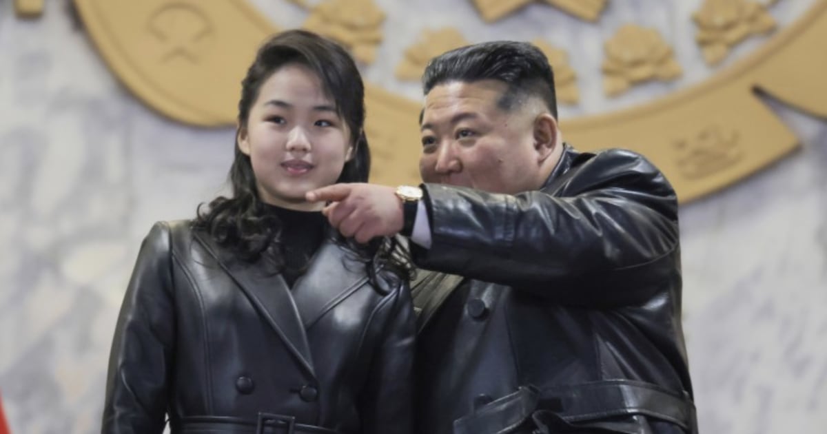 Kim Jong Un and His Teen Daughter Dress Up in Leather for War Flex