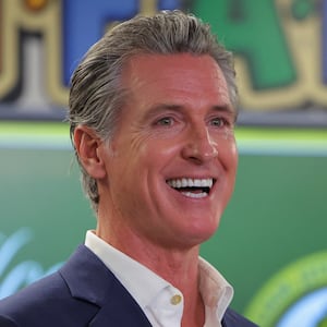 California Governor Gavin Newsom speaks as he announces the Golden State Literacy Plan and deployment of literacy coaches statewide, at the Clinton Elementary School in Compton, California, U.S. June 5, 2025. REUTERS/Daniel Cole