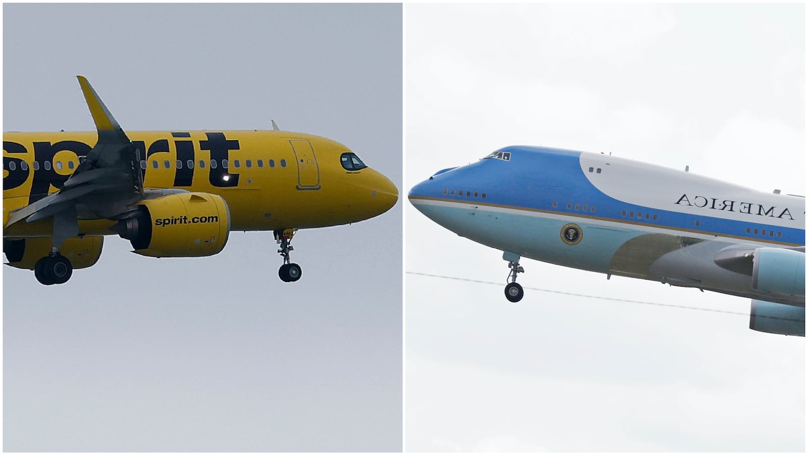 Spirit Airlines and Air Force One