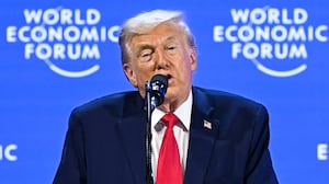 President Donald Trump delivered a rambling grievance-filled address during the World Economic Forum annual meeting in Davos on January 21, 2026.