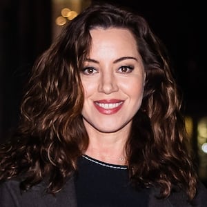 Aubrey Plaza attends Ami Paris Chez Balthazar restaurant on February 16, 2026 in New York City.