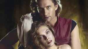 Romancing the Stone actors Kathleen Turner and Michael Douglas