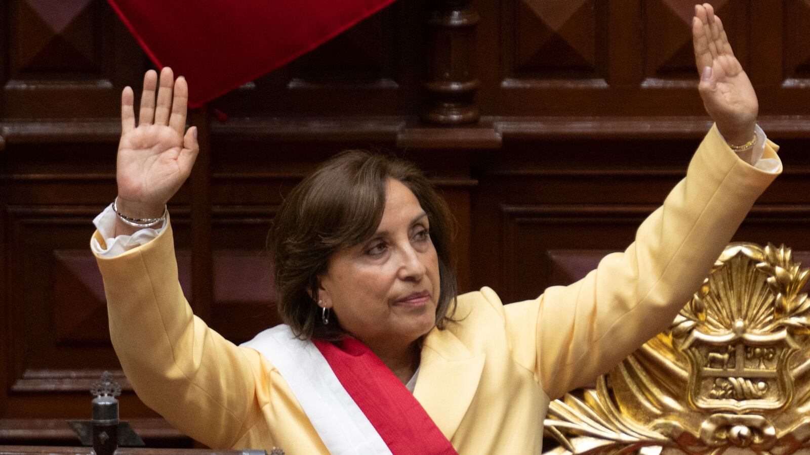 Peruvian President Dina Boluarte insists that her hands are clean amid a corruption probe.