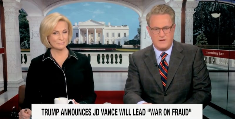 Scarborough laid into Trump's SOTU performance on MS NOW.