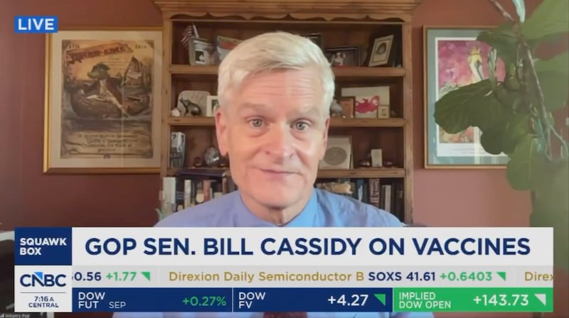 Sen. Cassidy gave a bizarre answer about not having been able to predict the future regarding Kennedy lying to him when confronted over whether he regrets confirming RFK Jr. as HHS secretary.