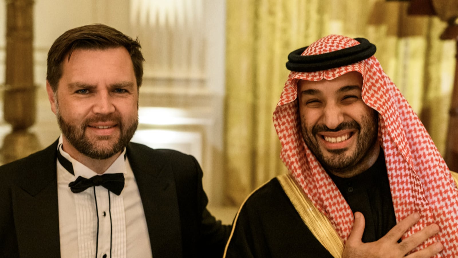 JD Vance and MBS at White House