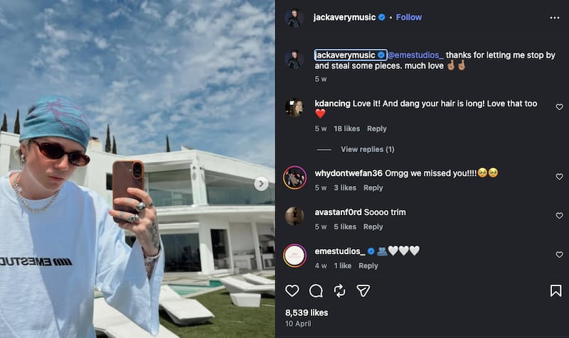 jackaverymusic/Instagram