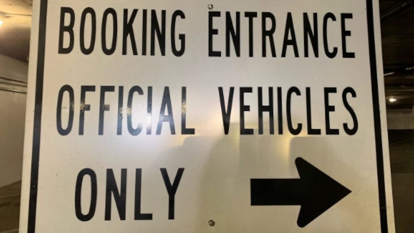 Booking entrance of Pierce County Jail