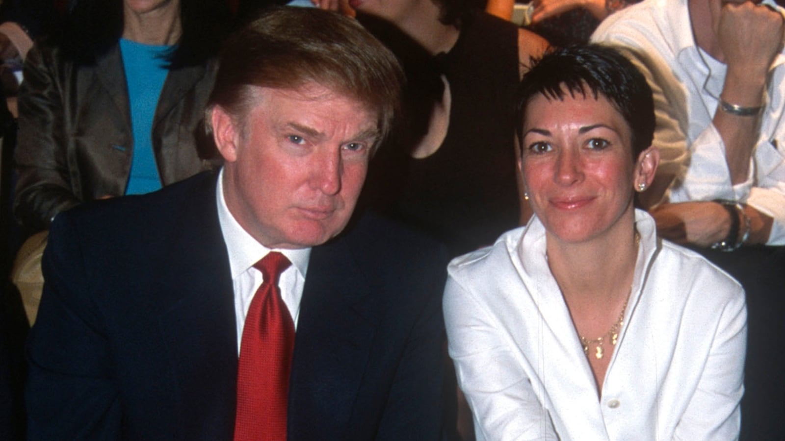 Donald Trump and Ghislaine Maxwell