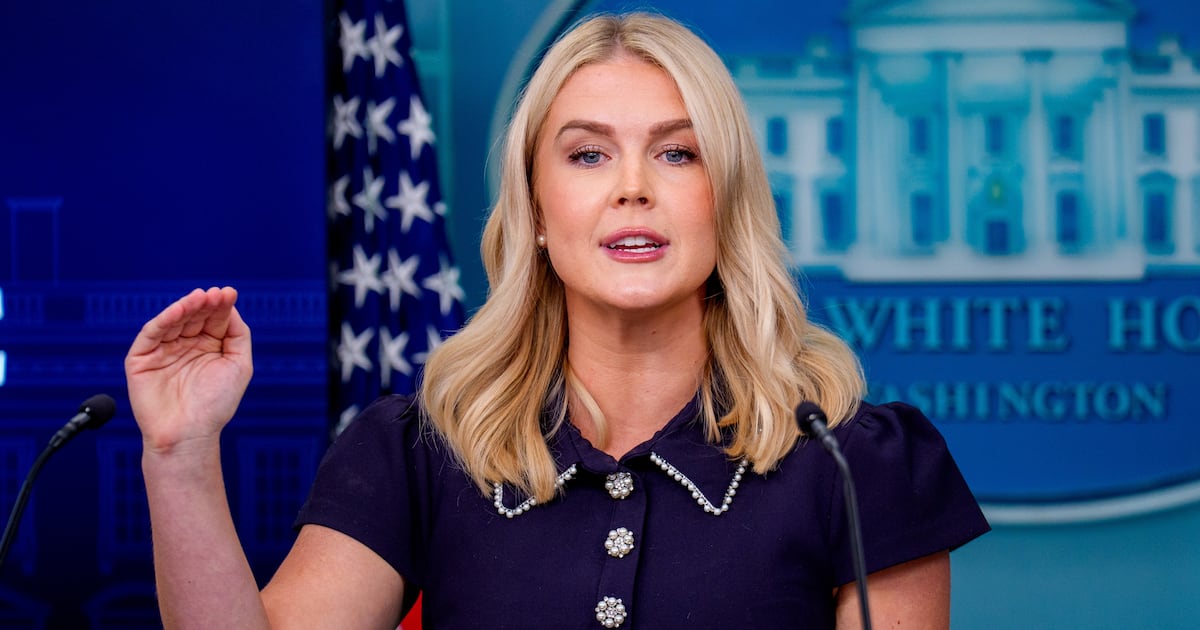 White House Press Secretary Leavitt's Cross Necklace Draws Attention