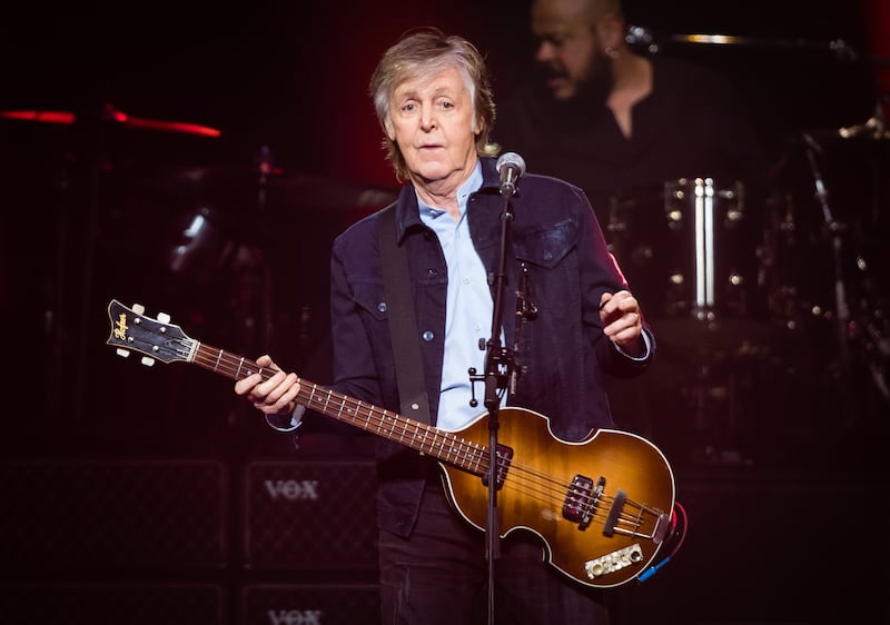 Paul McCartney performs live at The O2 Arena on December 16, 2018, in London, England.