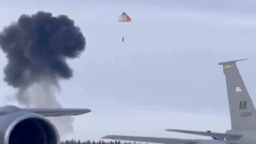 An F-35 jet crashed in Alaska.