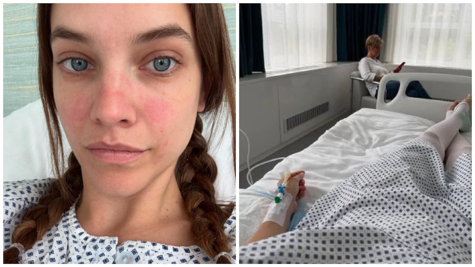 Model Barbara Palvin's selfies in hospital bed after endometriosis treatment surgery