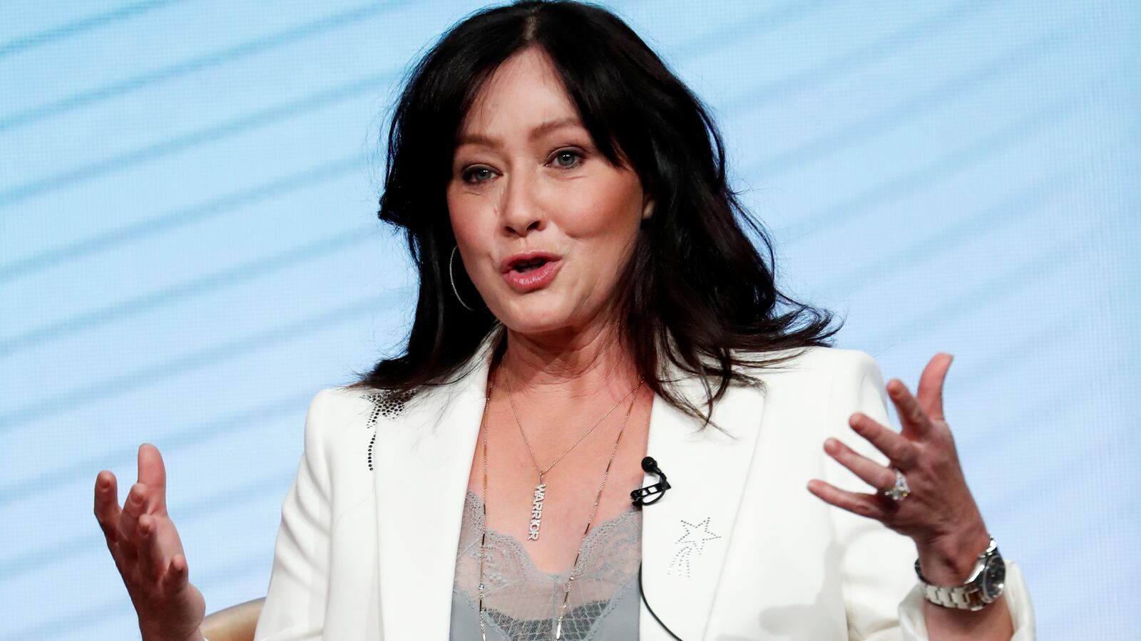 Shannen Doherty opened up about finding hope in her ongoing cancer battle during a discussion on her podcast this week.