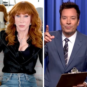 Kathy Griffin and Jimmy Fallon