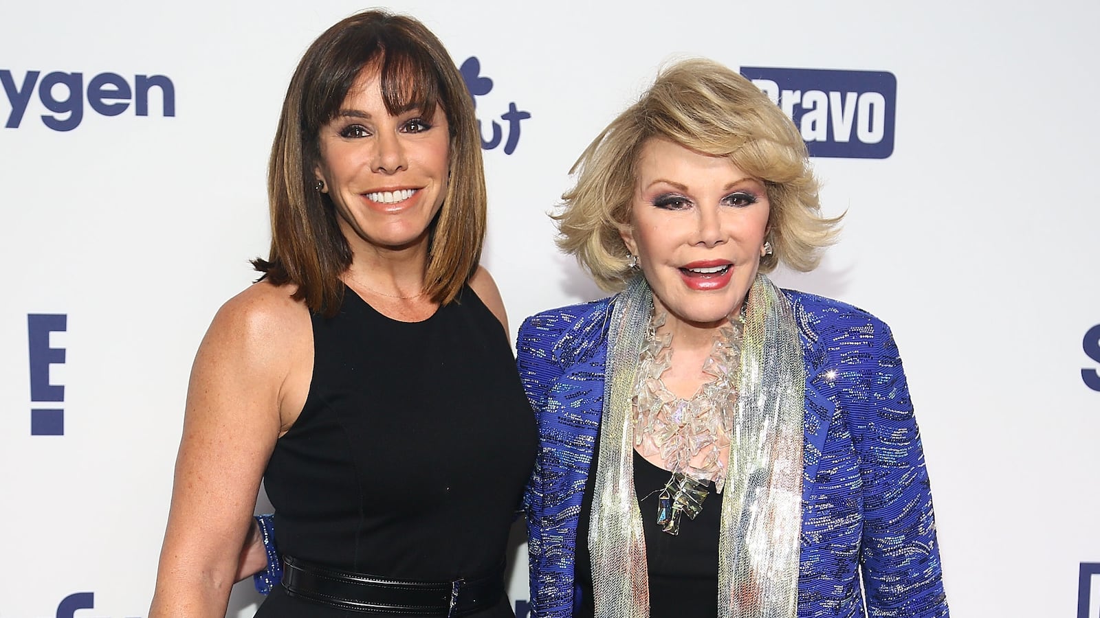Melissa Rivers and Joan Rivers attend the 2014 NBCUniversal Cable Entertainment Upfronts at The Jacob K. Javits Convention Center on May 15, 2014 in New York City.
