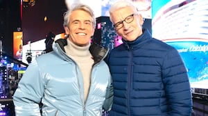 Andy Cohen and Anderson Cooper host CNN's "New Year's Eve Live"
