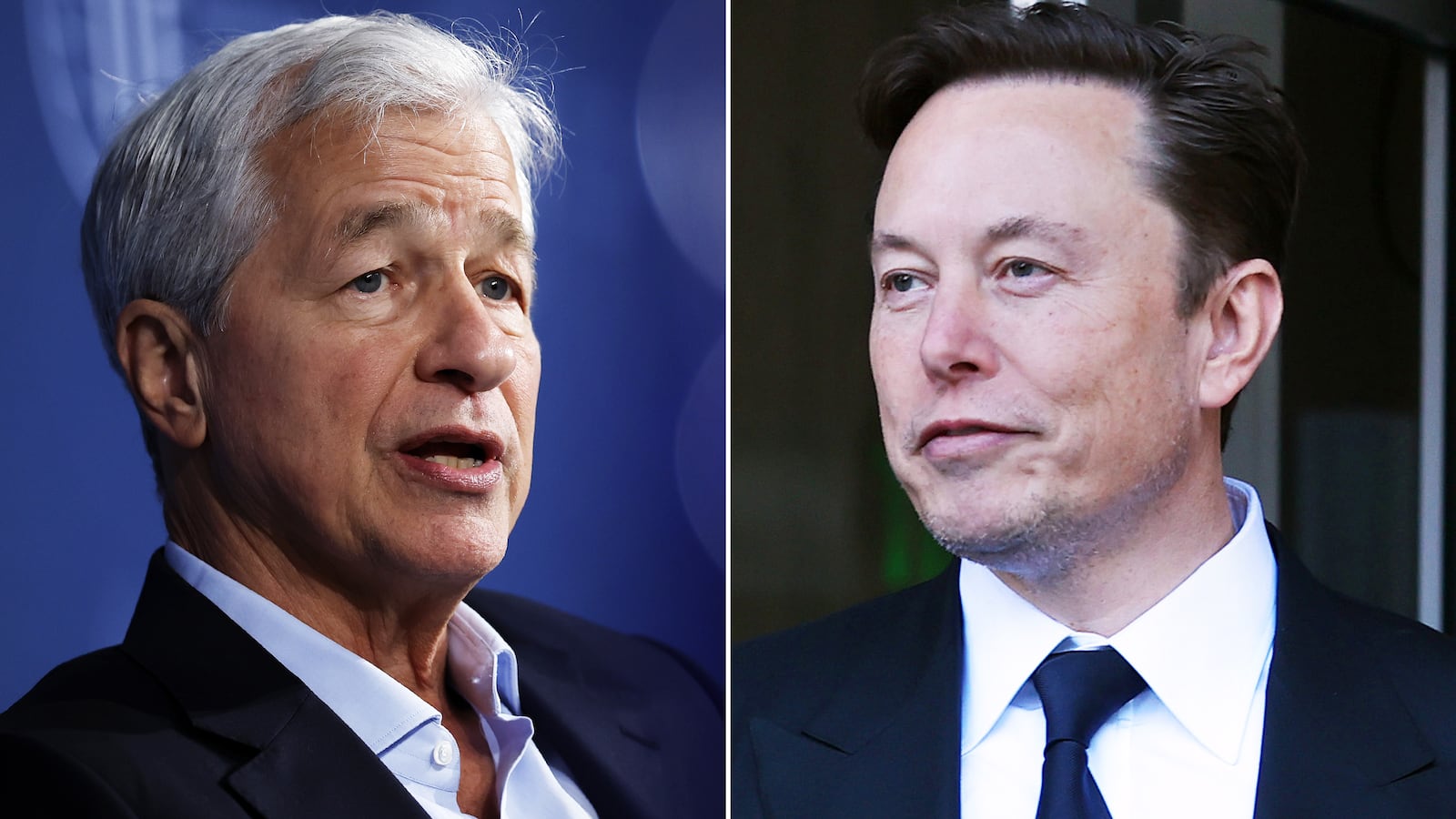 Jamie Dimon and Elon Musk