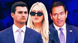 Tiffany Trump, her husband Michael Boulos, and Marco Rubio.