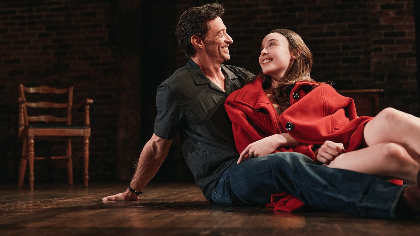 Hugh Jackman and Ella Beatty