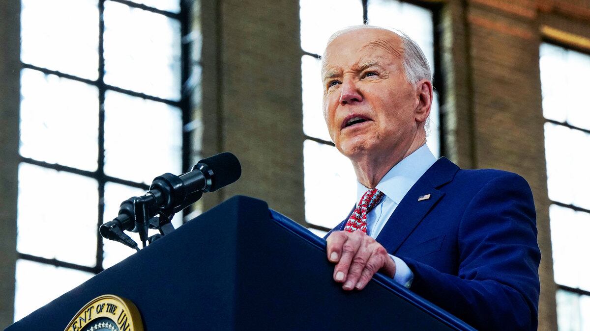 U.S. President Joe Biden speaks during a campaign event at Girard College in Philadelphia, Pennsylvania, U.S., May 29, 2024.