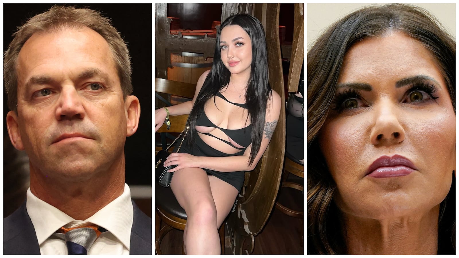 Bryon Noem, Lydia Love, and Kristi Noem.