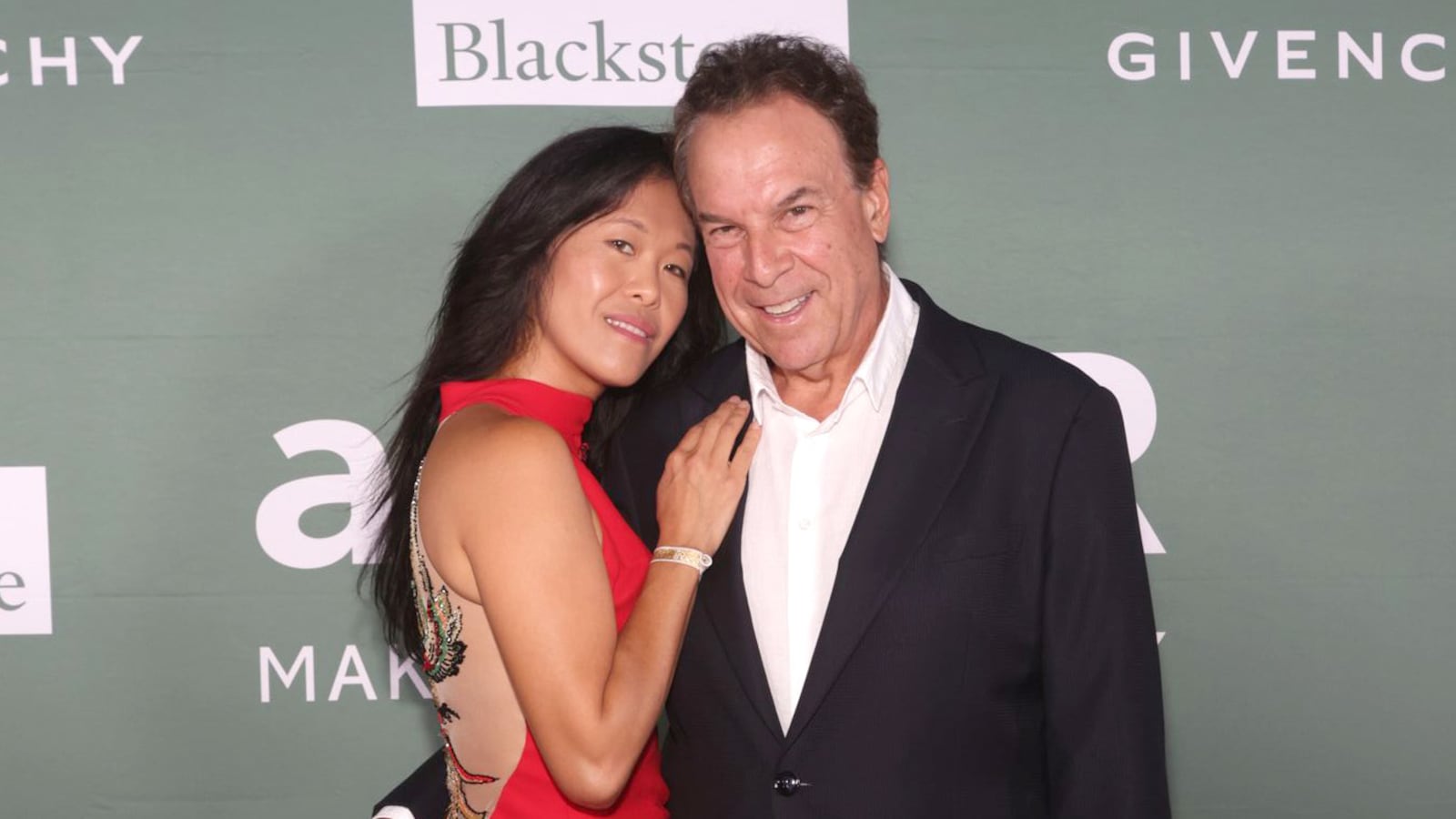 (L-R) Mei Sze and Jeff Greene.