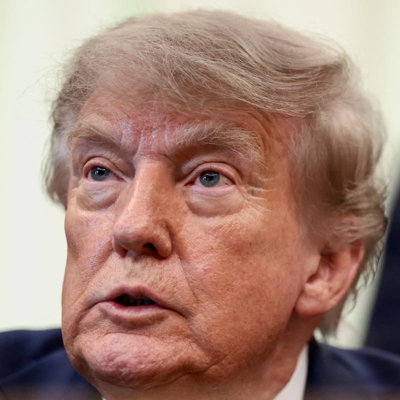 Donald Trump says he's been following the Lindsay Clancy case on TV.
