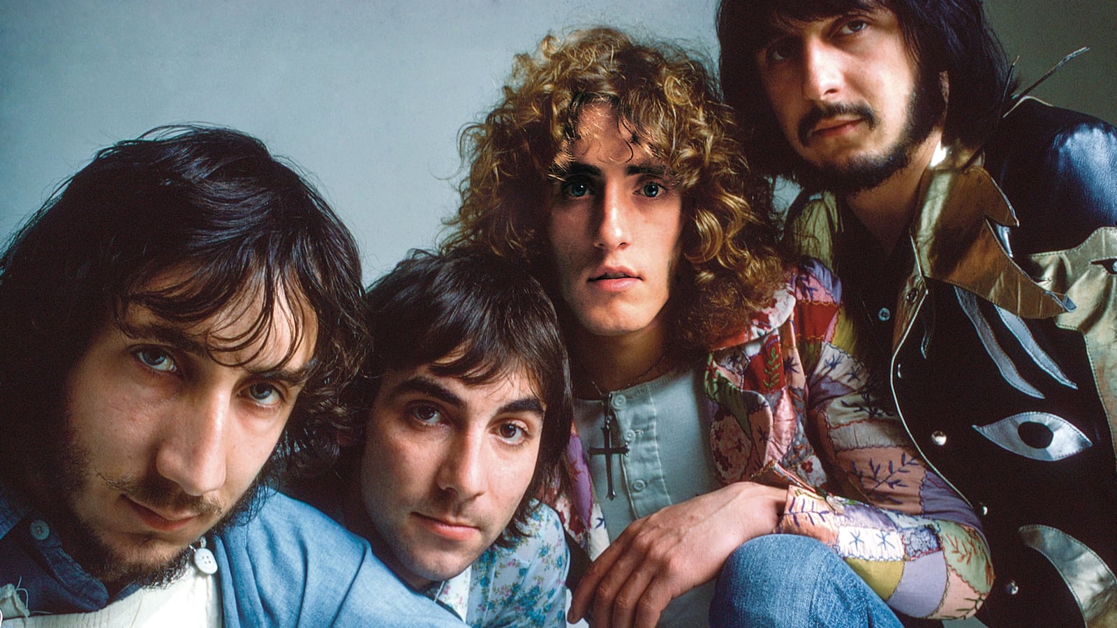 A photo including members from The Who