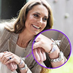 For Looker; Kate Middleton, Princess of Wales, visits the "Salvador Allende" Scuola dell'infanzia in Reggio Emilia, Italy, May 14, 2026.